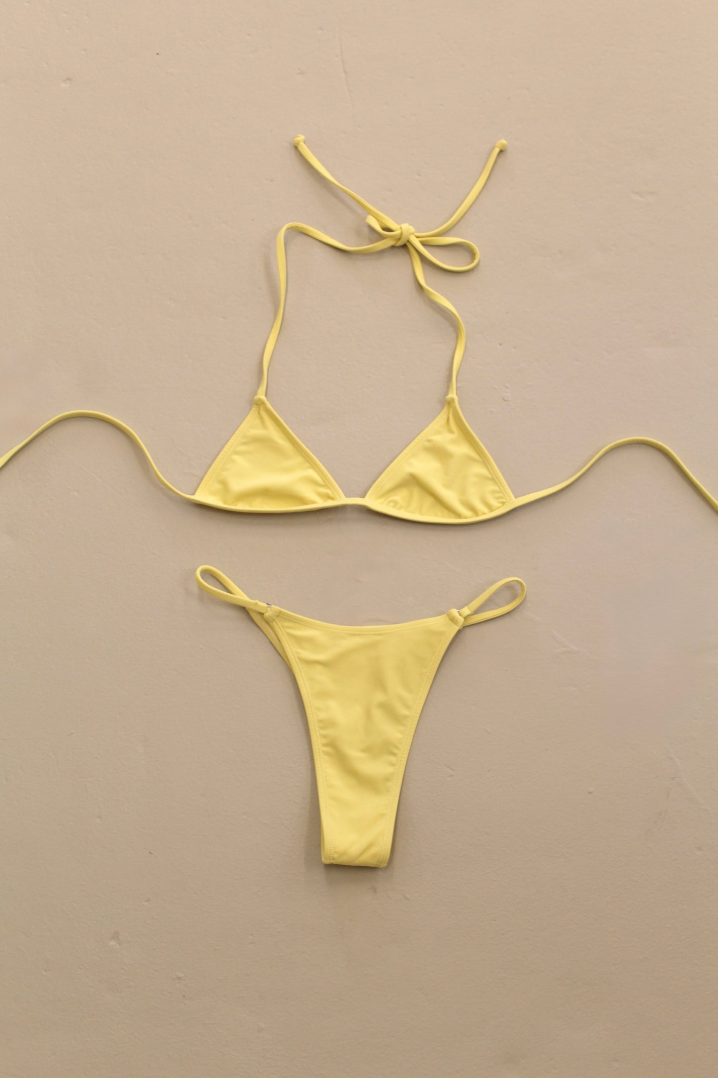 Honey Yellow Bikini Top