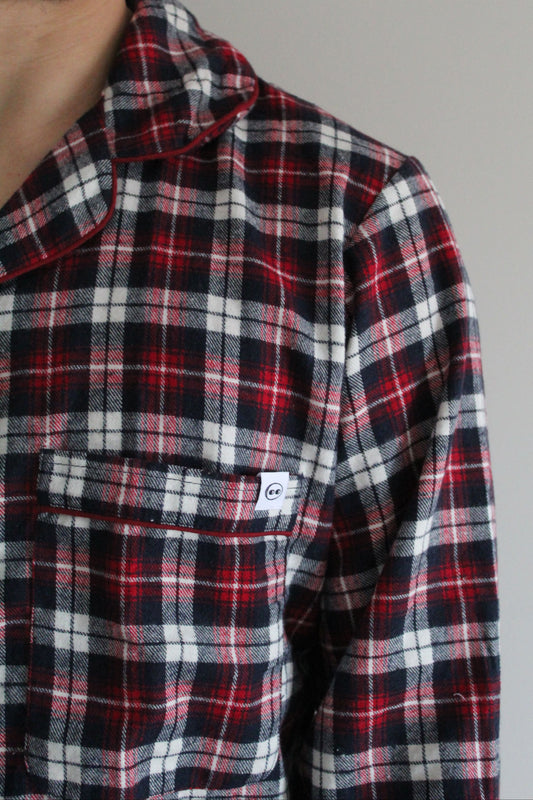 His Cranberry Red Pyjama Set