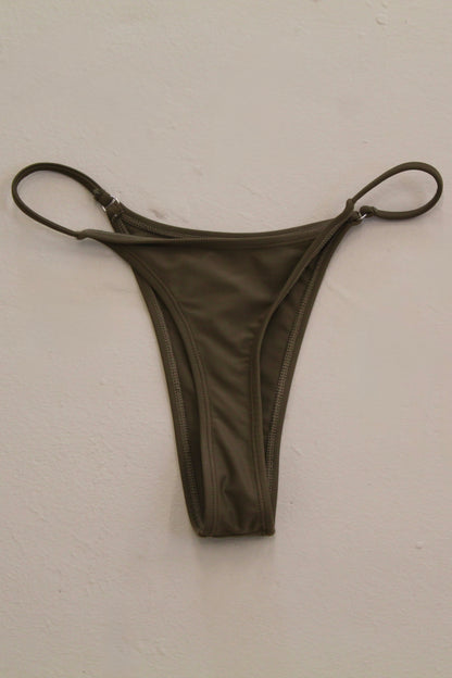 Deep Olive Bikini Bottom