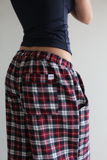 Her Cranberry Red Pyjama Bottoms