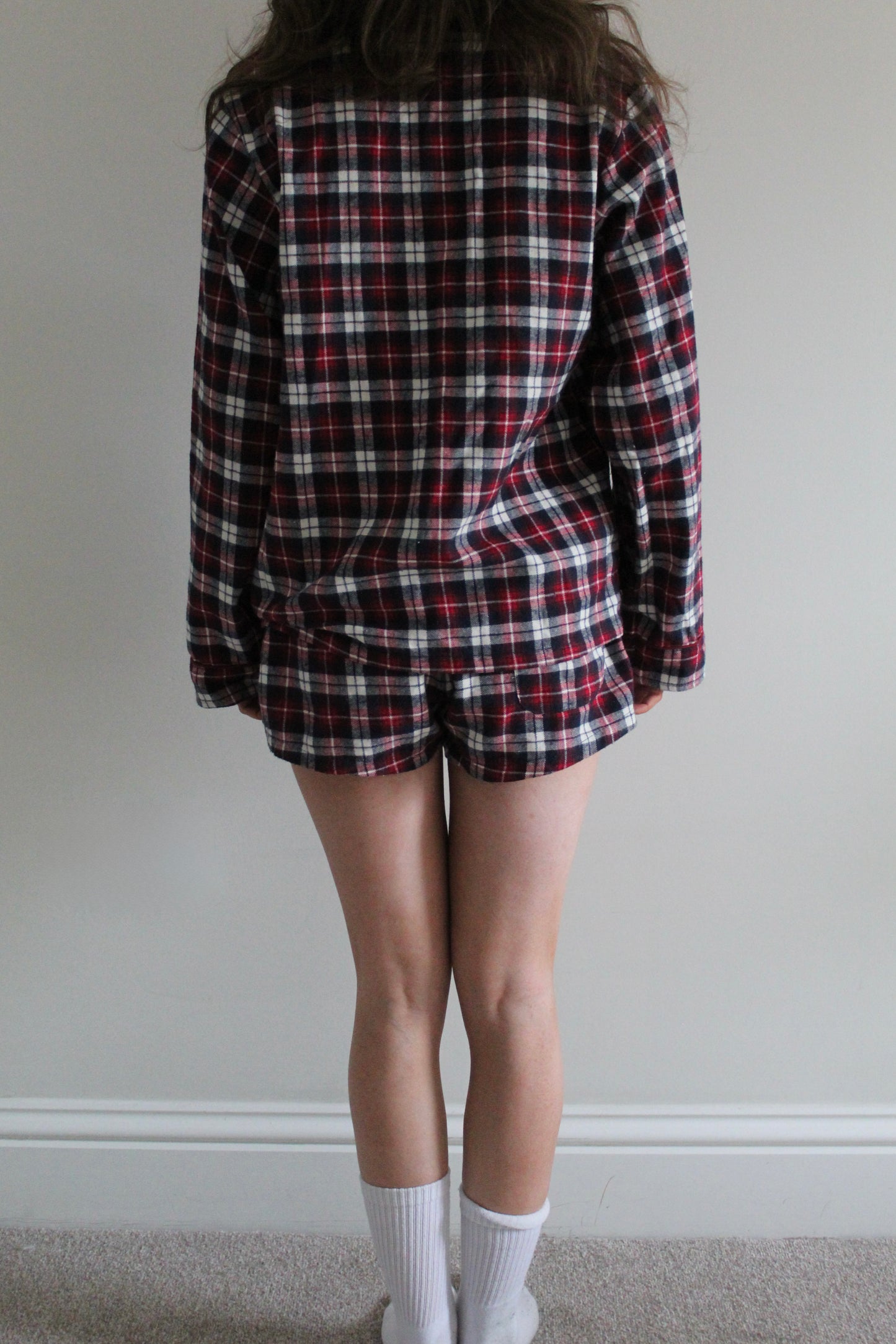 Her Cranberry Red Short Set