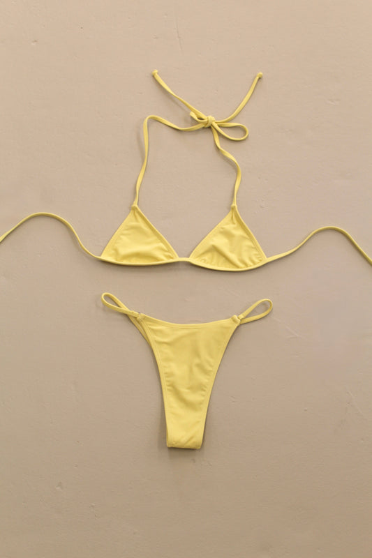 Honey Yellow Bikini Top