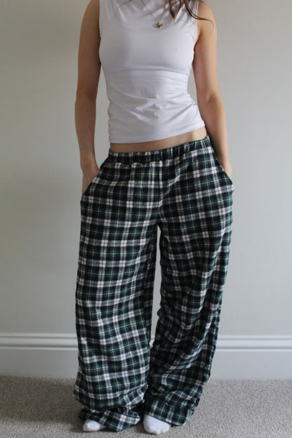 Her Forest Green Pyjama Bottoms