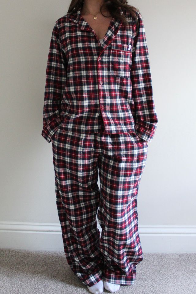 Her Cranberry Red Pyjama Set