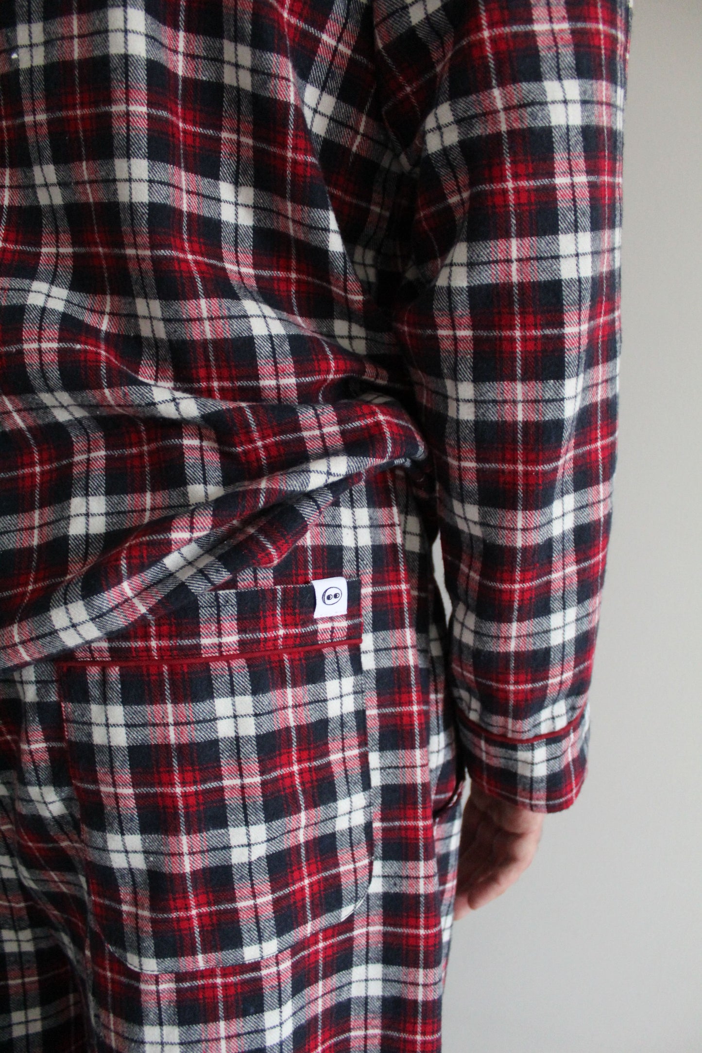 His Cranberry Red Pyjama Bottoms