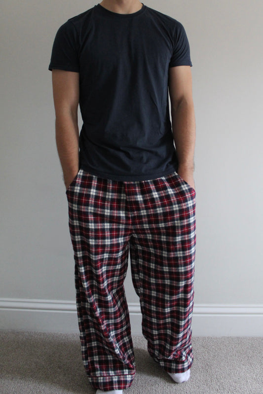 His Cranberry Red Pyjama Bottoms