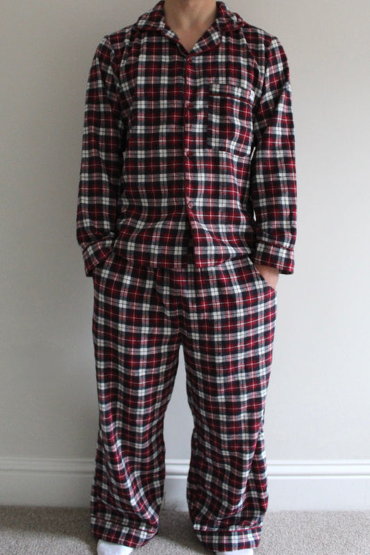 His Cranberry Red Pyjama Set